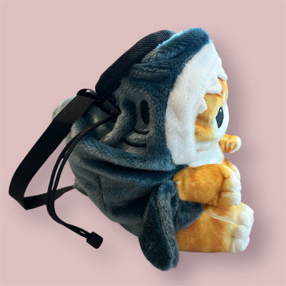 Mofusand Shark Cat Chalk Bag side view