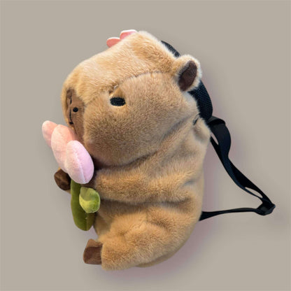 capybara flower chalk bag