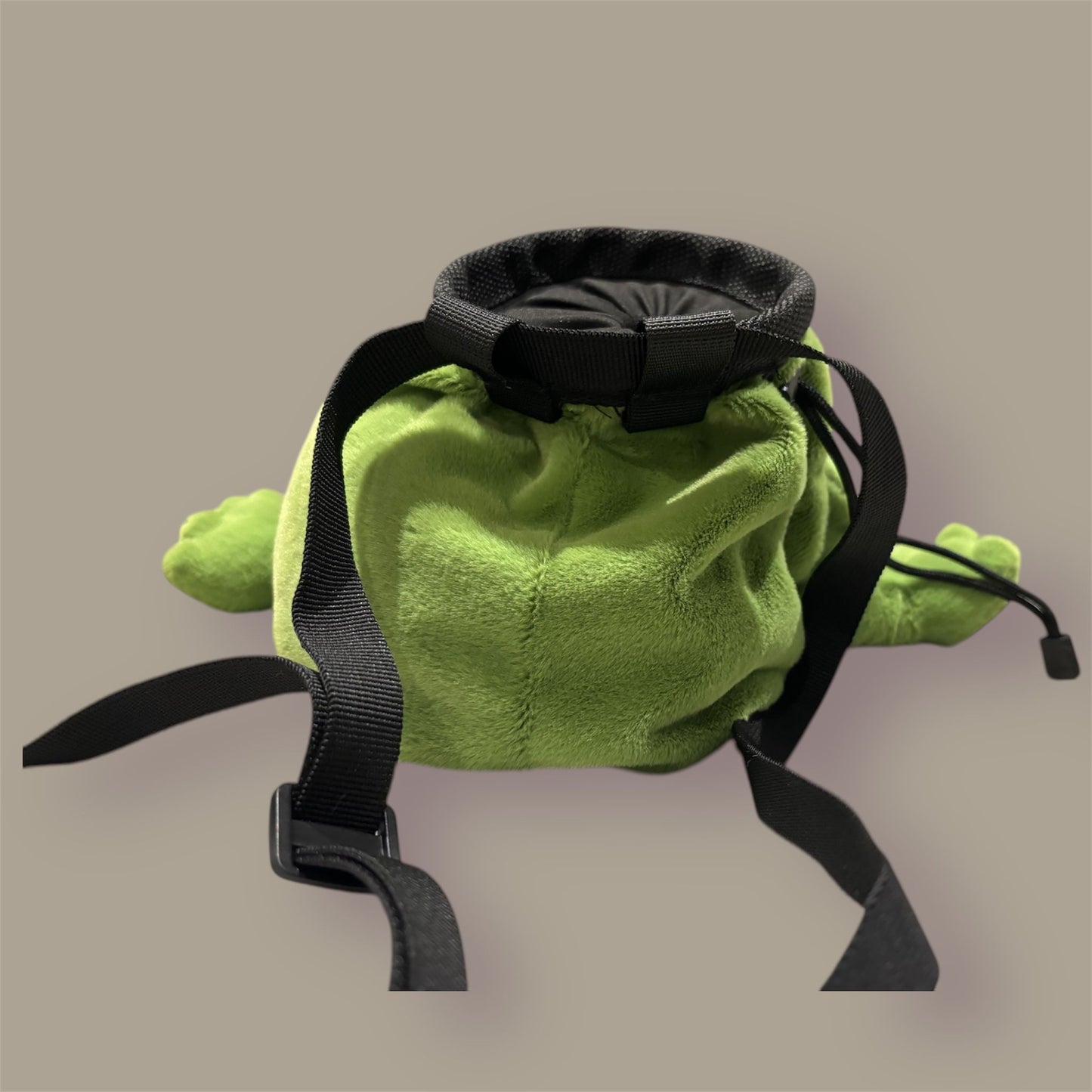 frog chalk bag back view